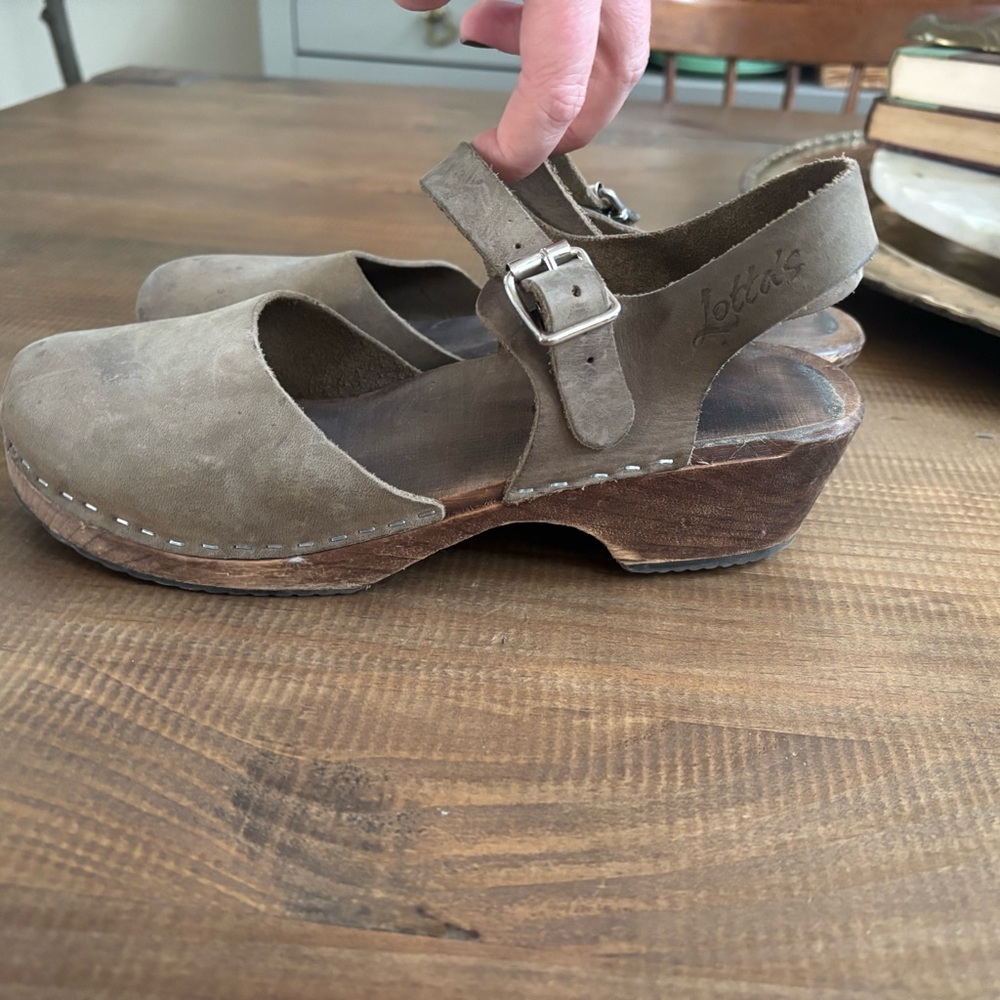 Lotta From Stockholm Brown Leather Mules